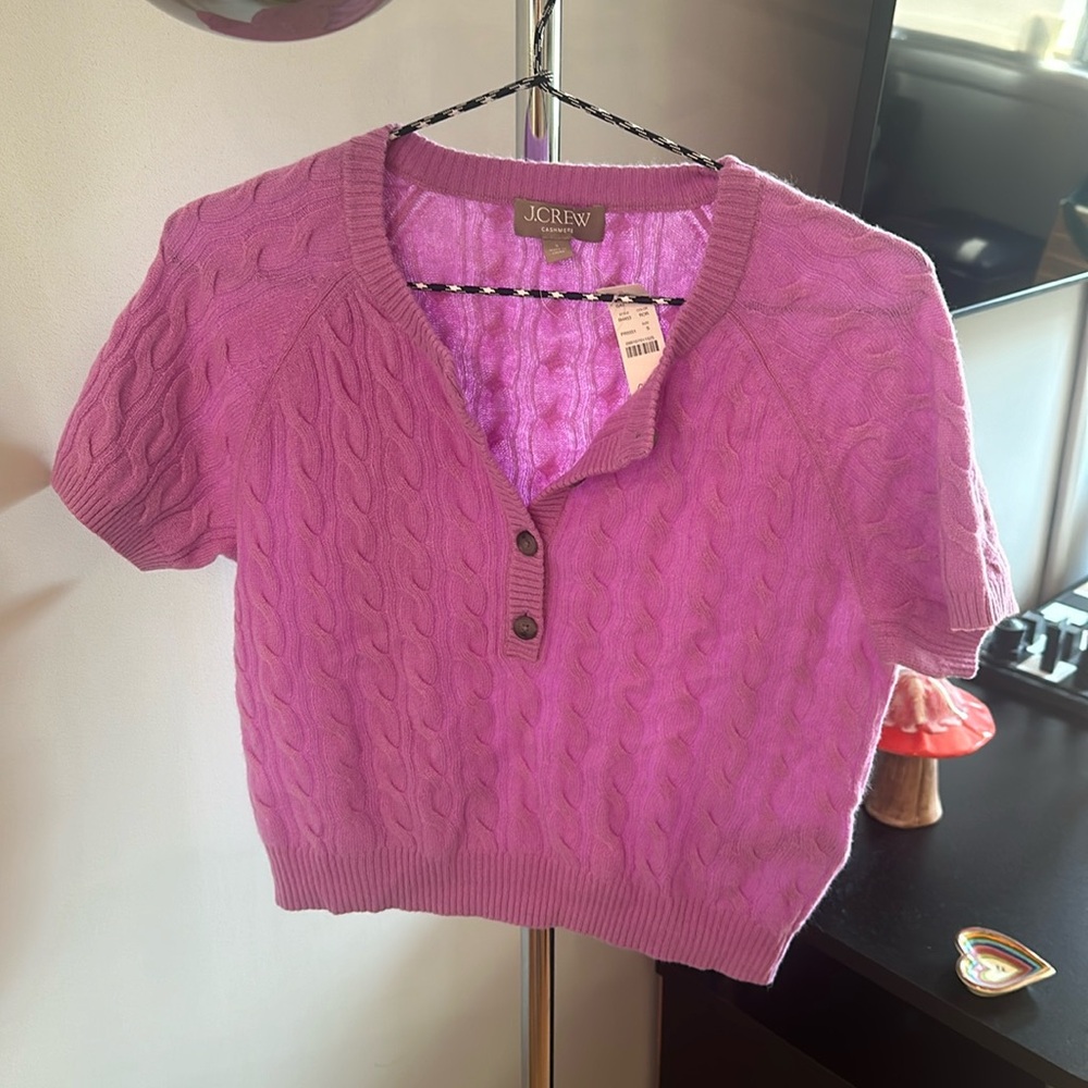 J crew cashmere sweater top